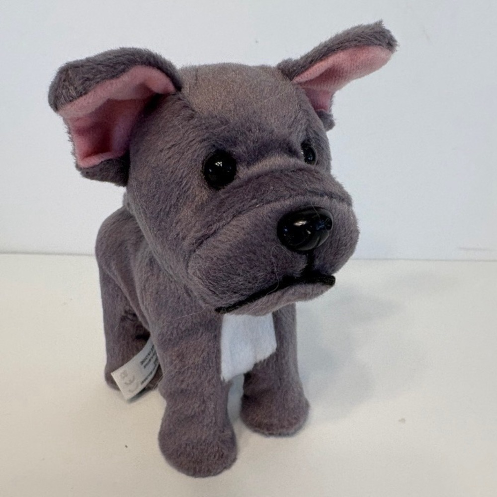 American Girl Gray Plush French Bulldog